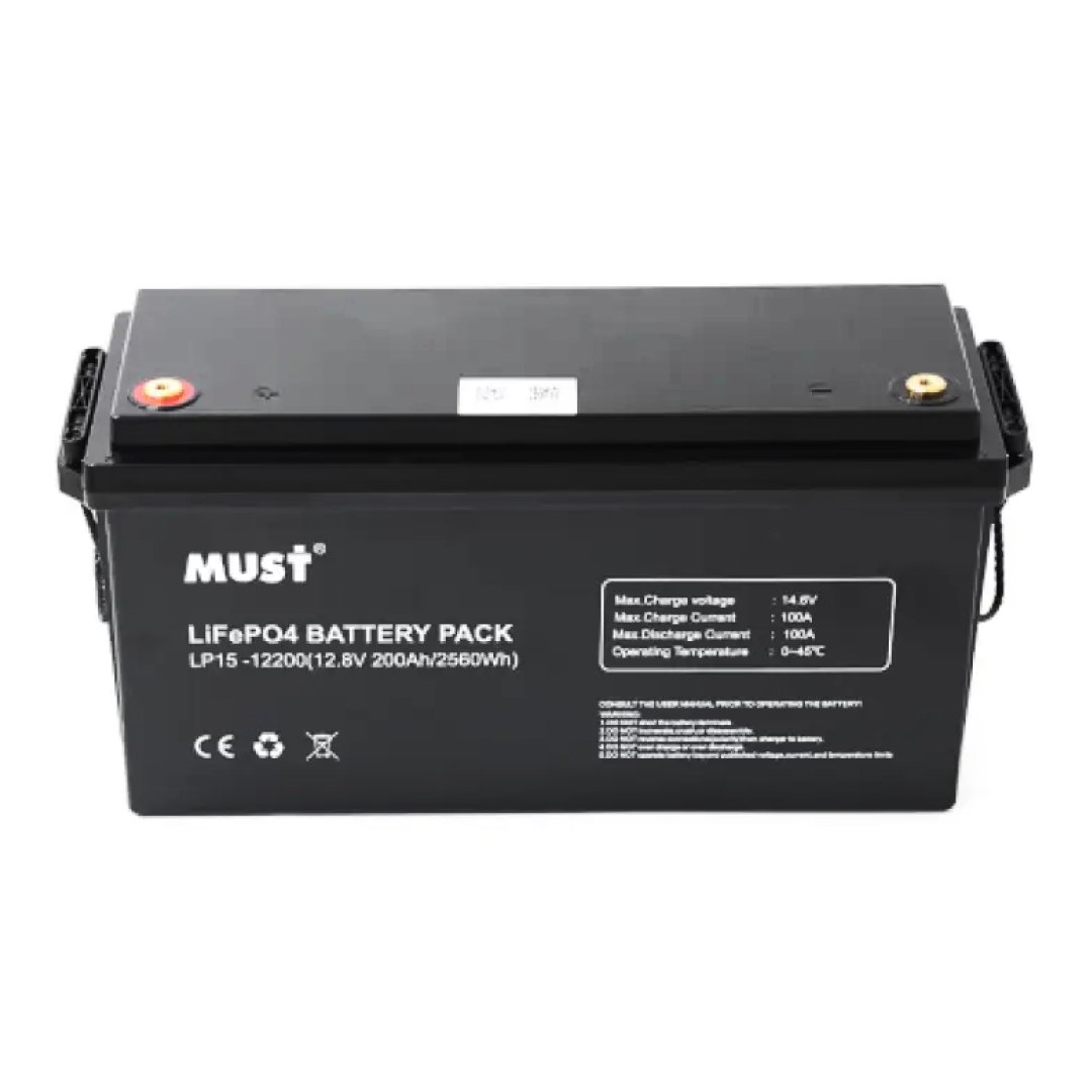 Акумулятор Must LiFePO4 LP15-12200 (12.8V200Ah) product1